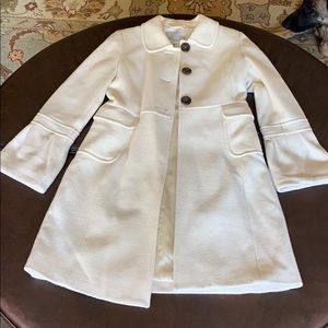 Old Navy cream long coat